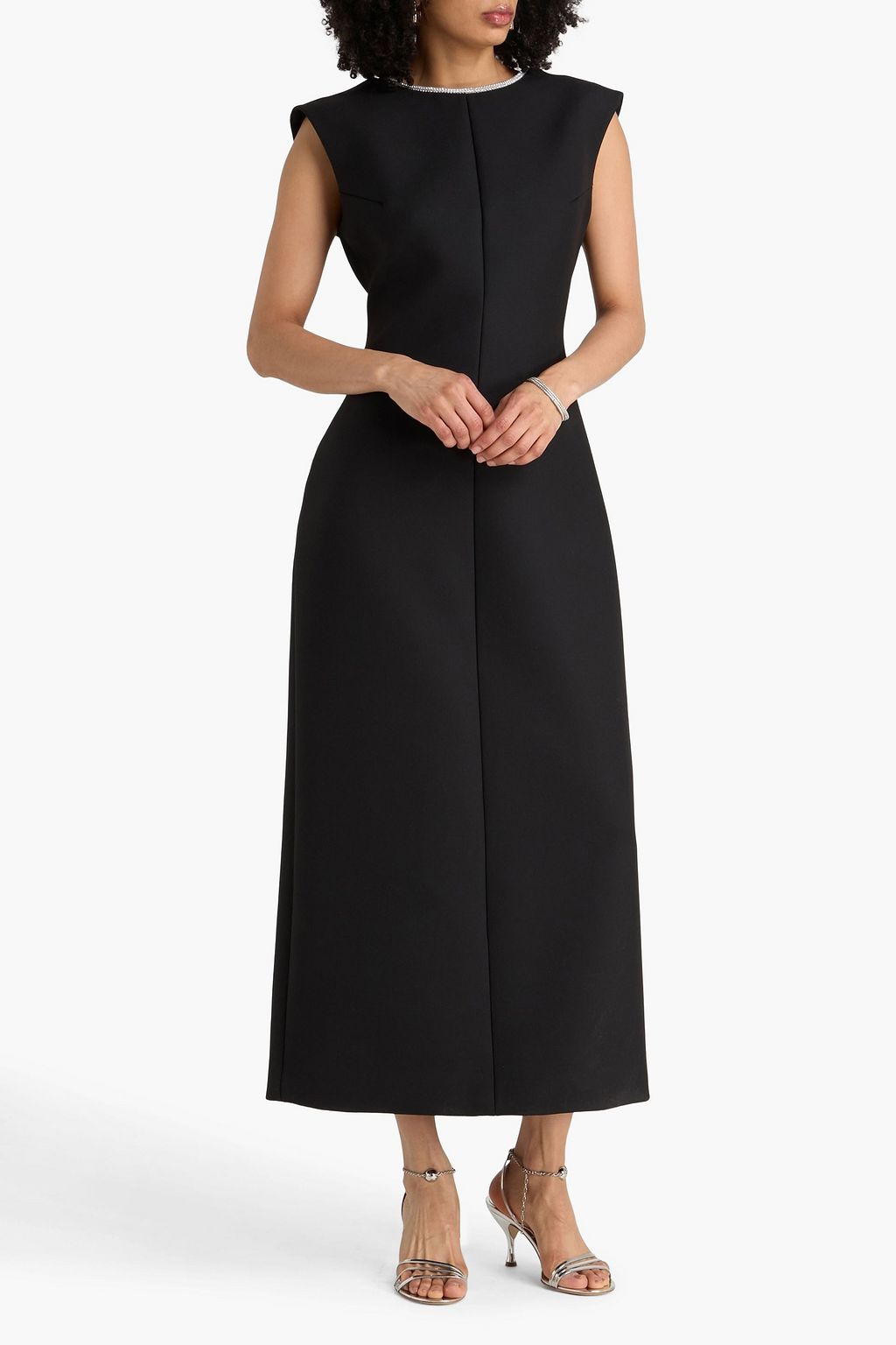maxi chiffon dress Louie Chiffon Ruffle Maxi Dress