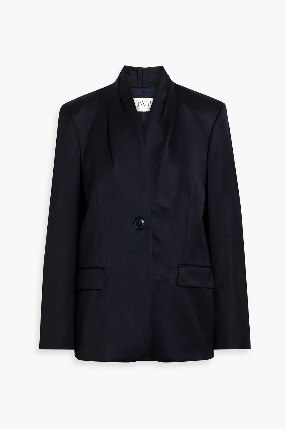 twp - new dinner wool-twill blazer - blue - xs