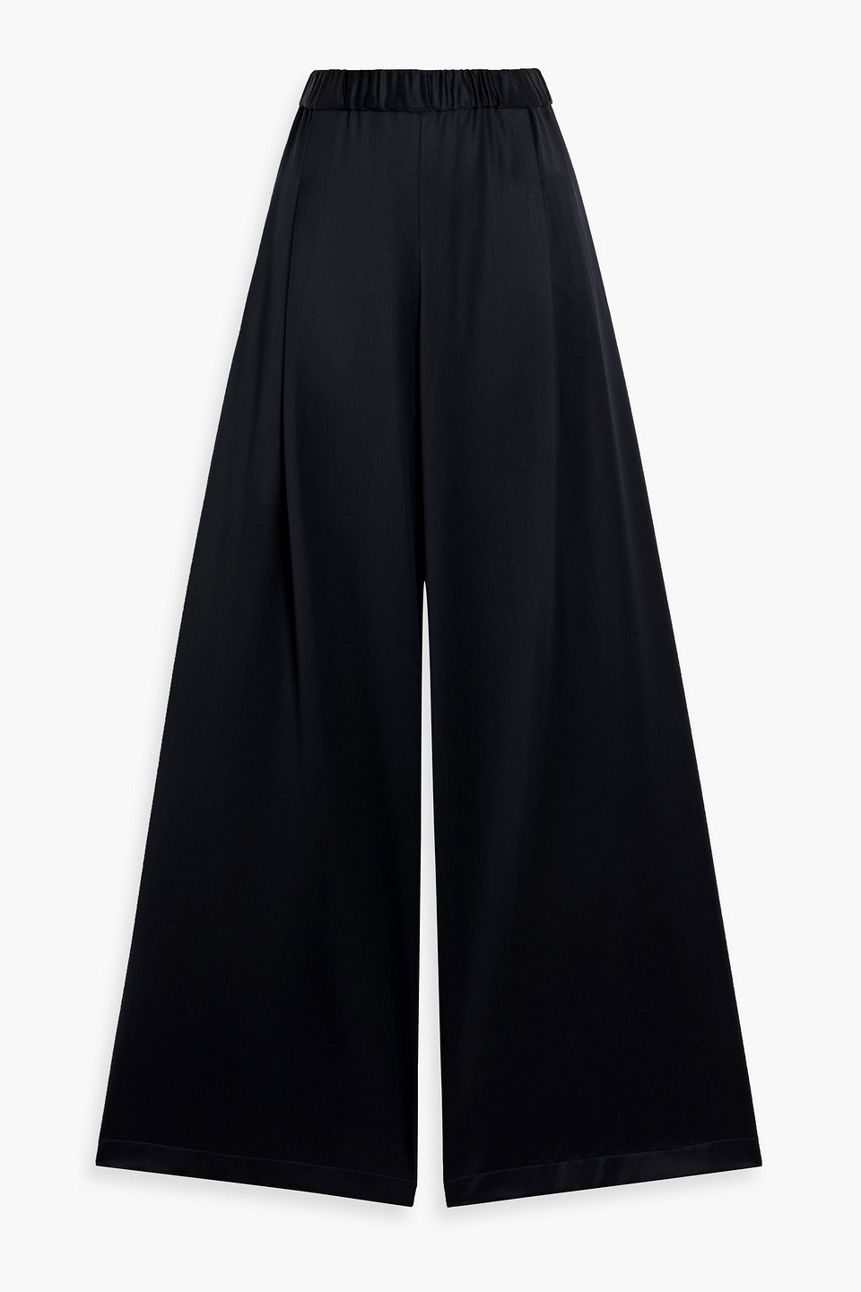 twp - eva wool-twill wide-leg pants - blue - xxs