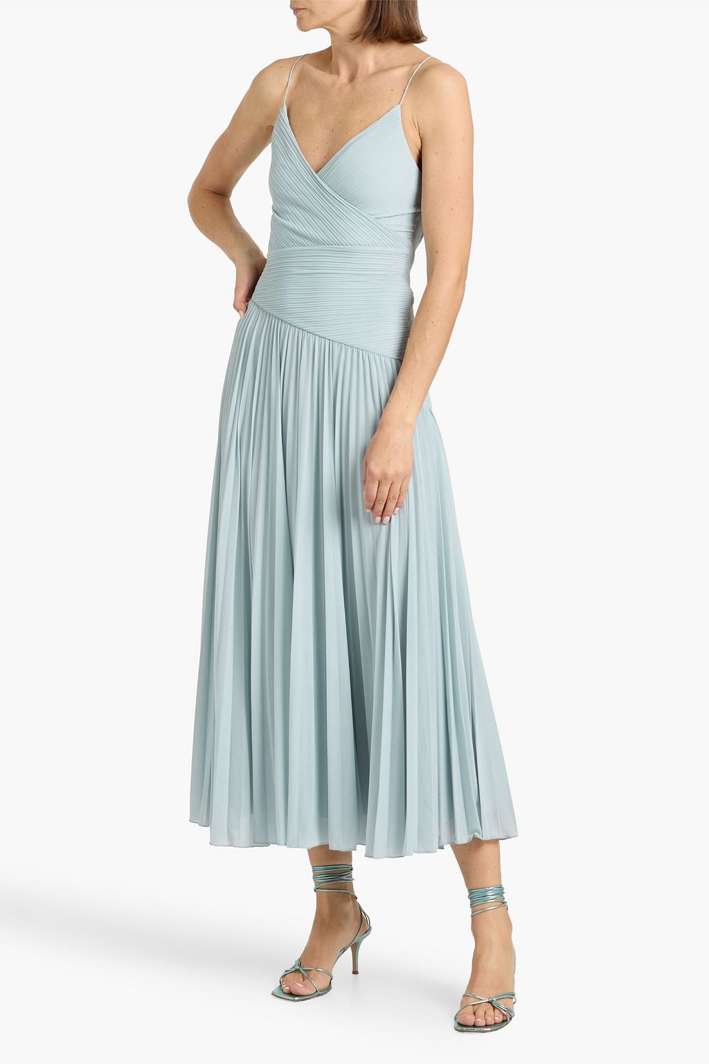 all eyes on me midi dress Windsor All Eyes Moment Sleeveless Midi Dress in Sage | Size: XL