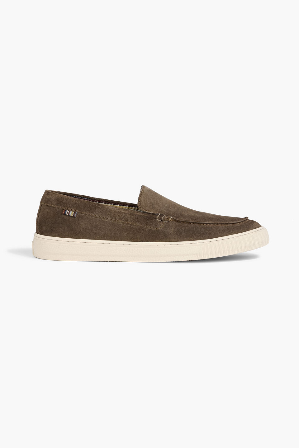 paul smith - simeon suede loafers - green - uk 8