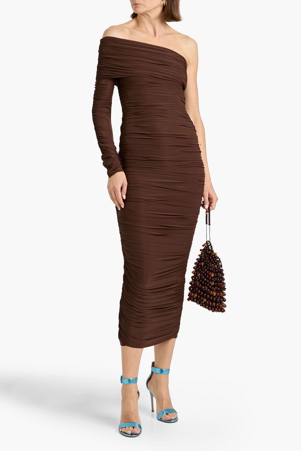 strapless open back dress Kleo Maxi Dress - Rainbow Ombre main image 0