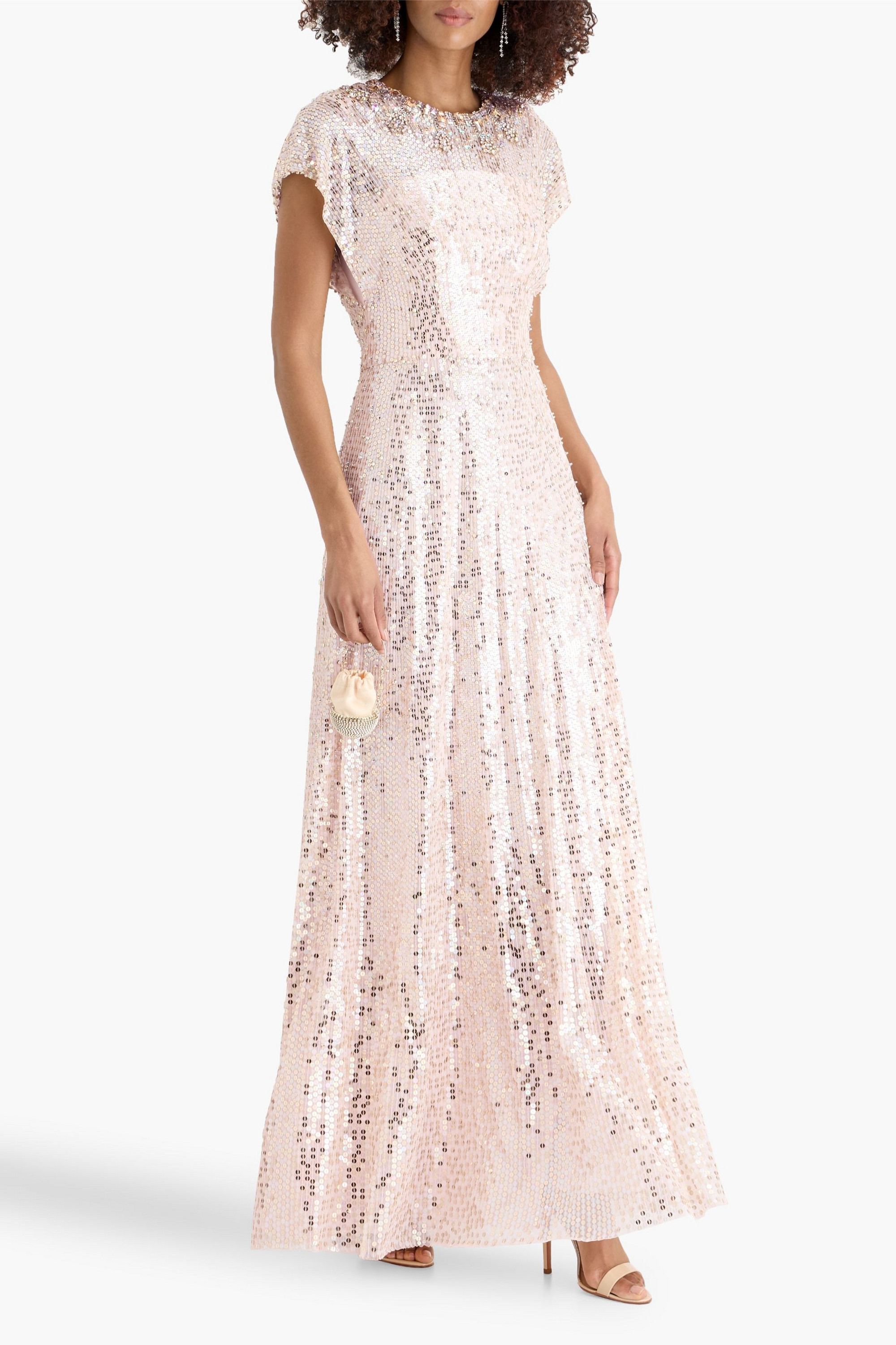 Jenny Packham Elite embellished tulle gown