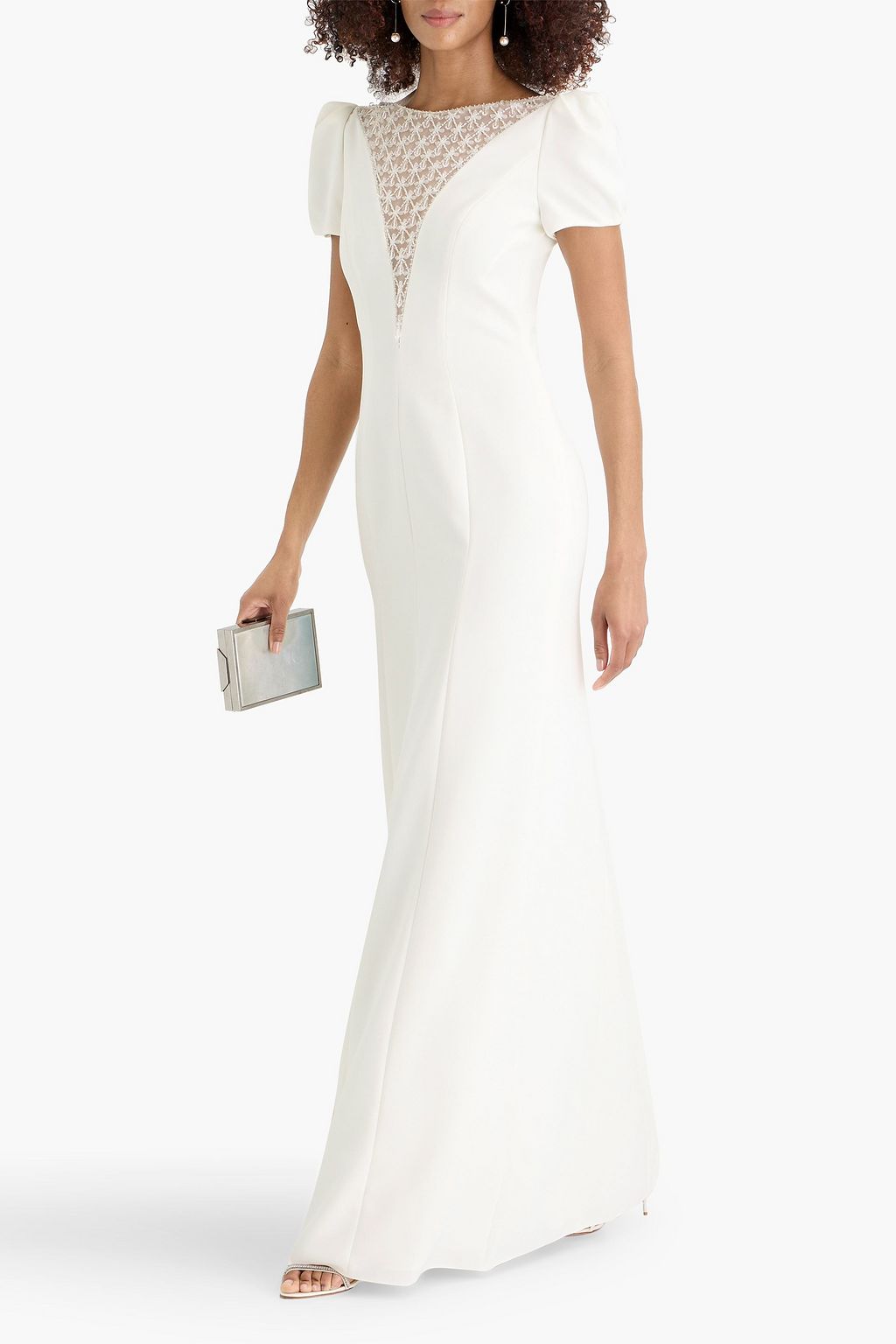 JENNY PACKHAM Empress bead-embellished crepe gown | THE OUTNET