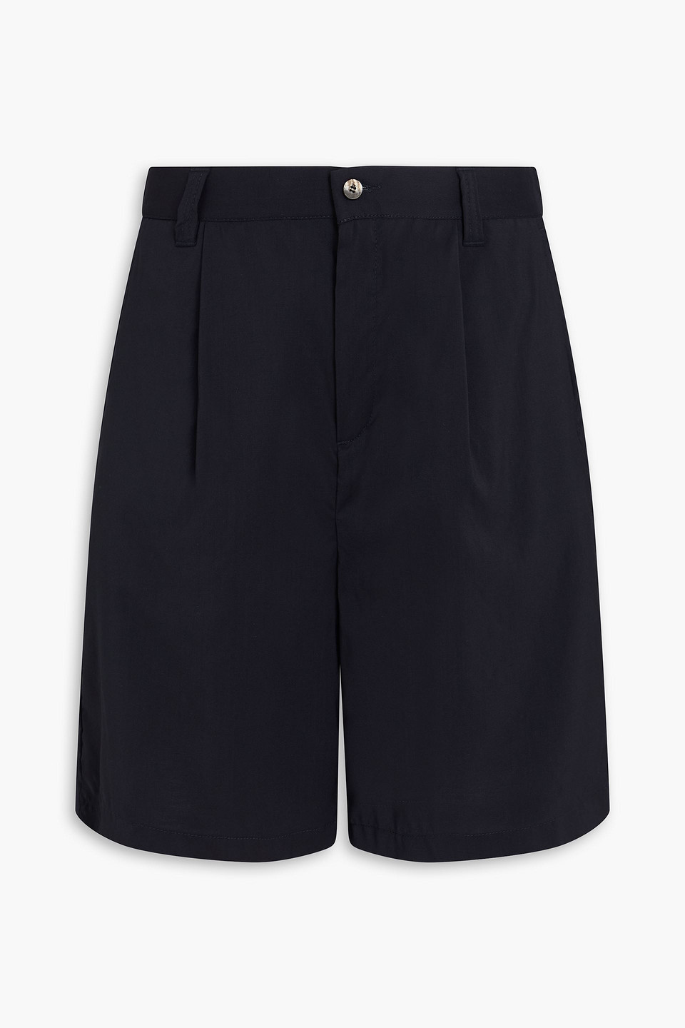 frescobol carioca - sereno pleated wool shorts - blue - 30