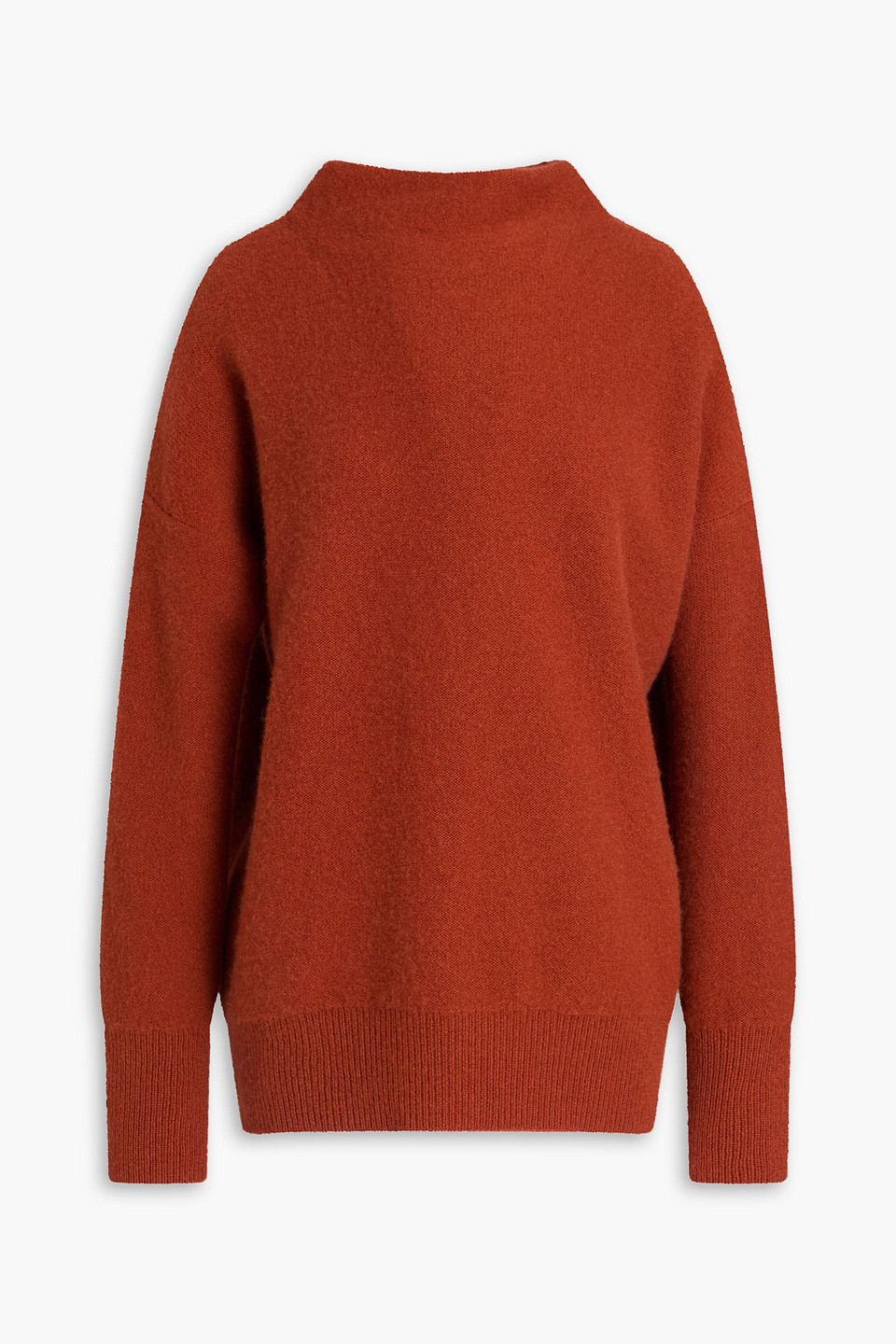 vince. - cashmere turtleneck sweater - red - xxs
