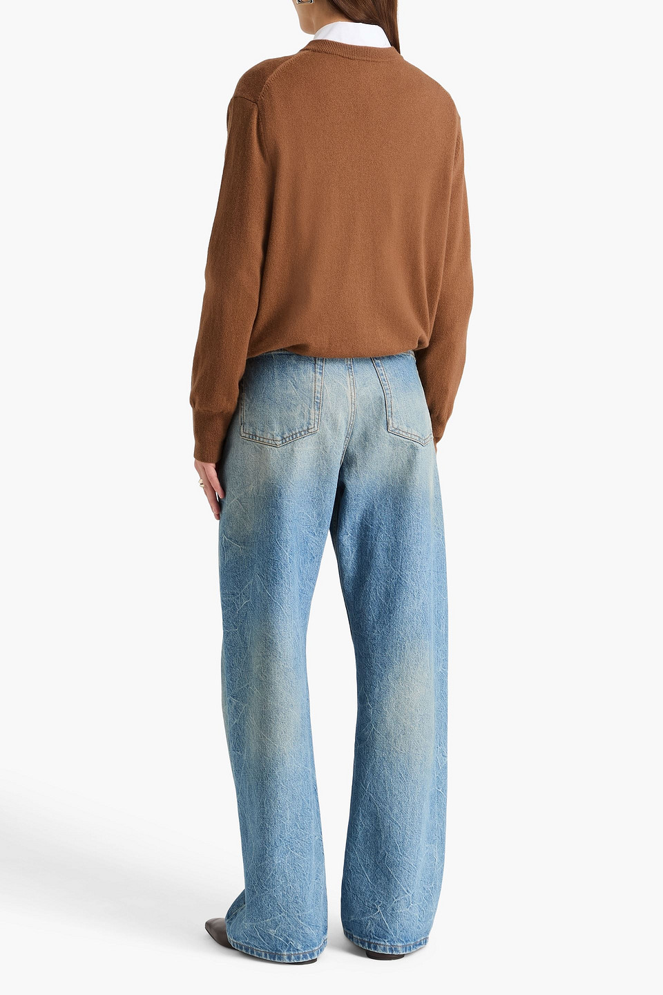 Vince. - Cashmere Sweater - Brown - Xs 