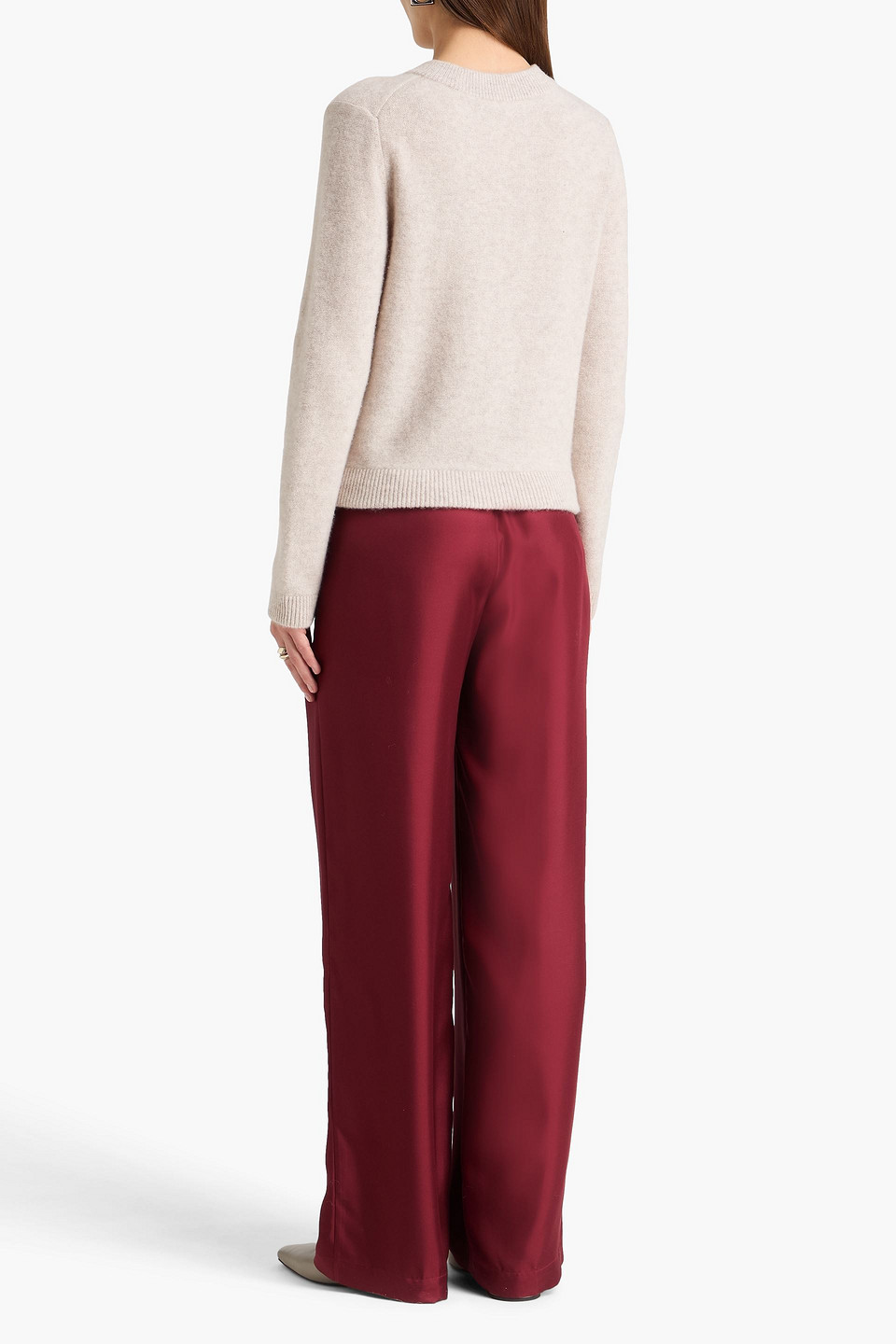  Vince. - Mélange Cashmere Cardigan - Neutral - Xs 