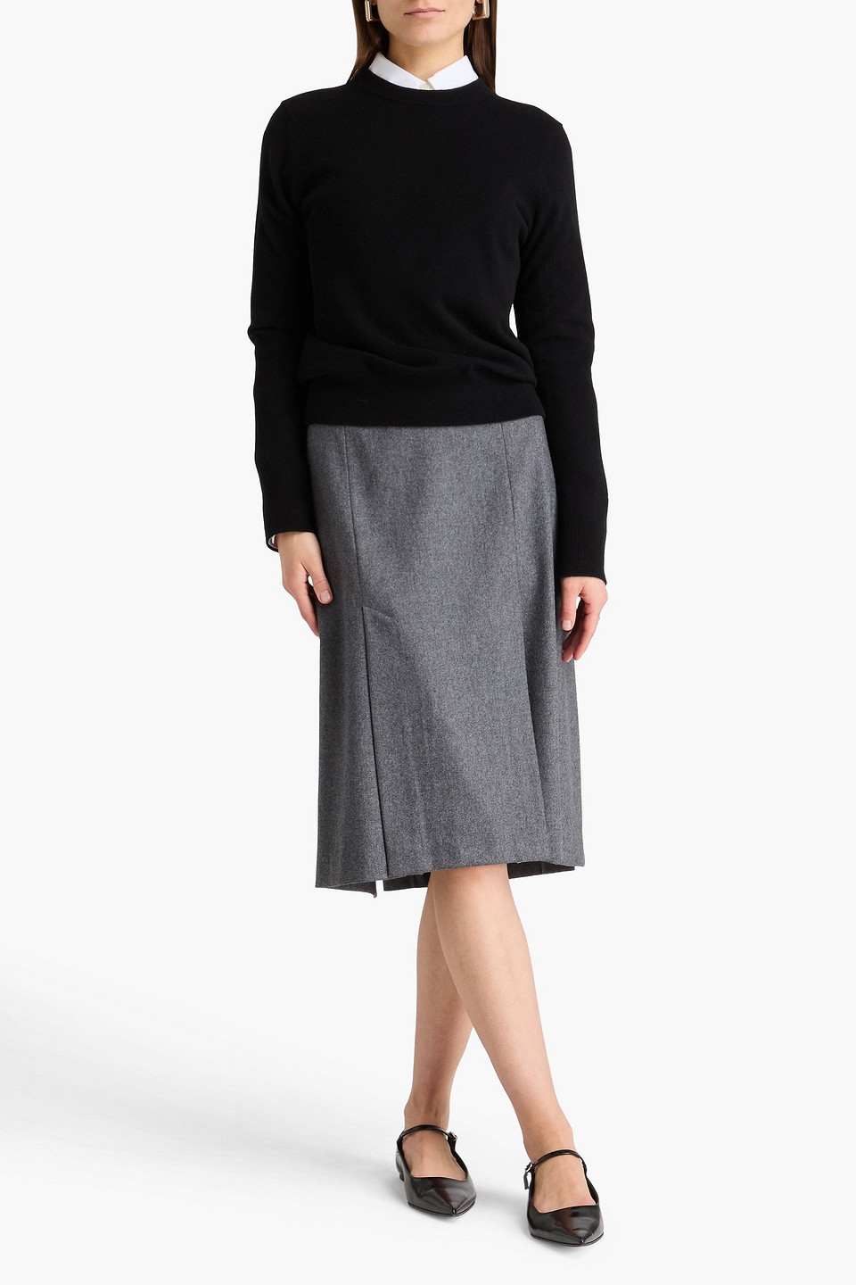  Vince. - Cashmere Sweater - Black - Xs 