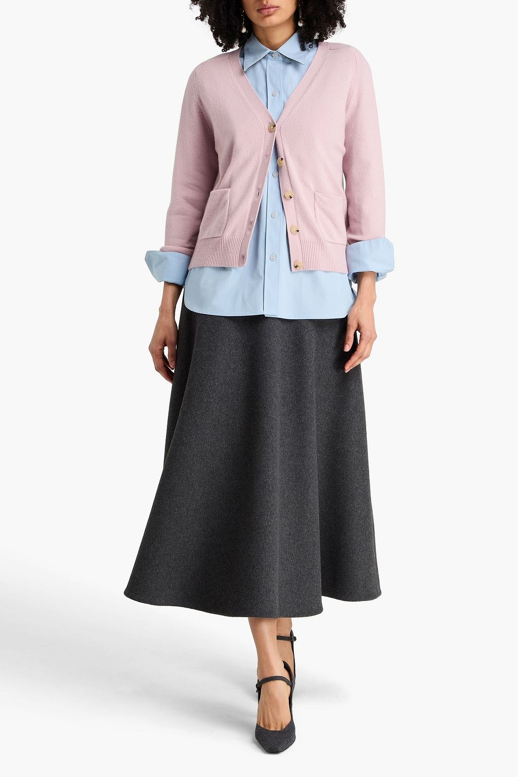 VICTORIA BECKHAM Ribbed wool and cashmere-blend cardigan | THE OUTNET