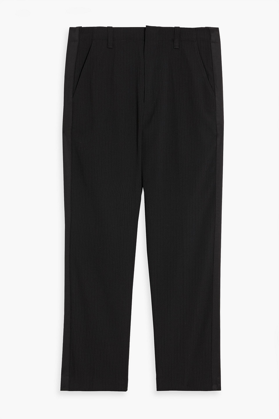 Rag & Bone Bradford Striped Wool-blend Pants In Black