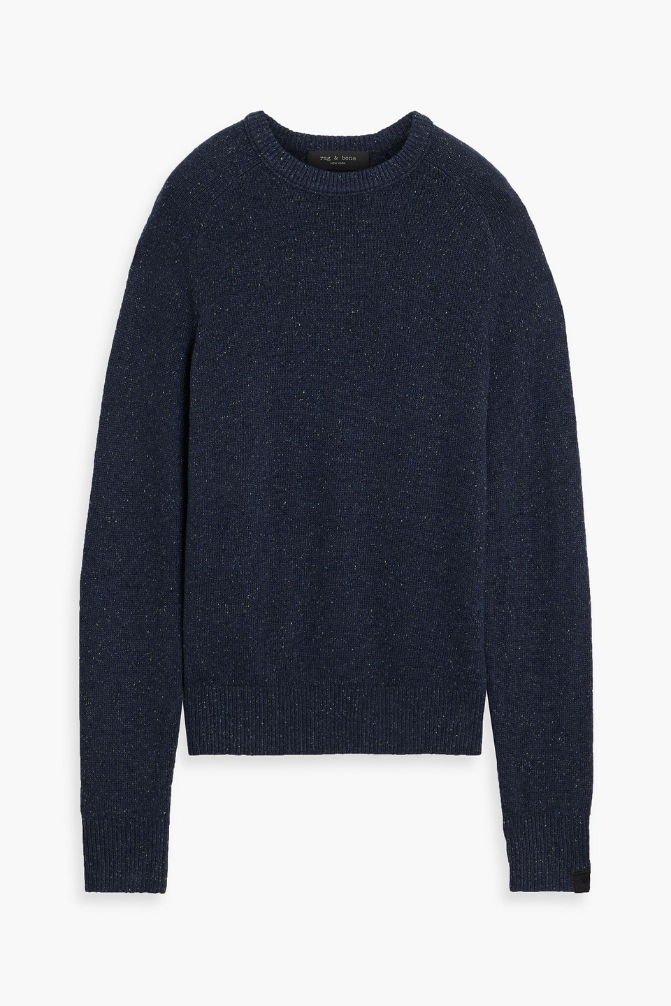 rag & bone - harlow donegal knitted sweater - blue - s