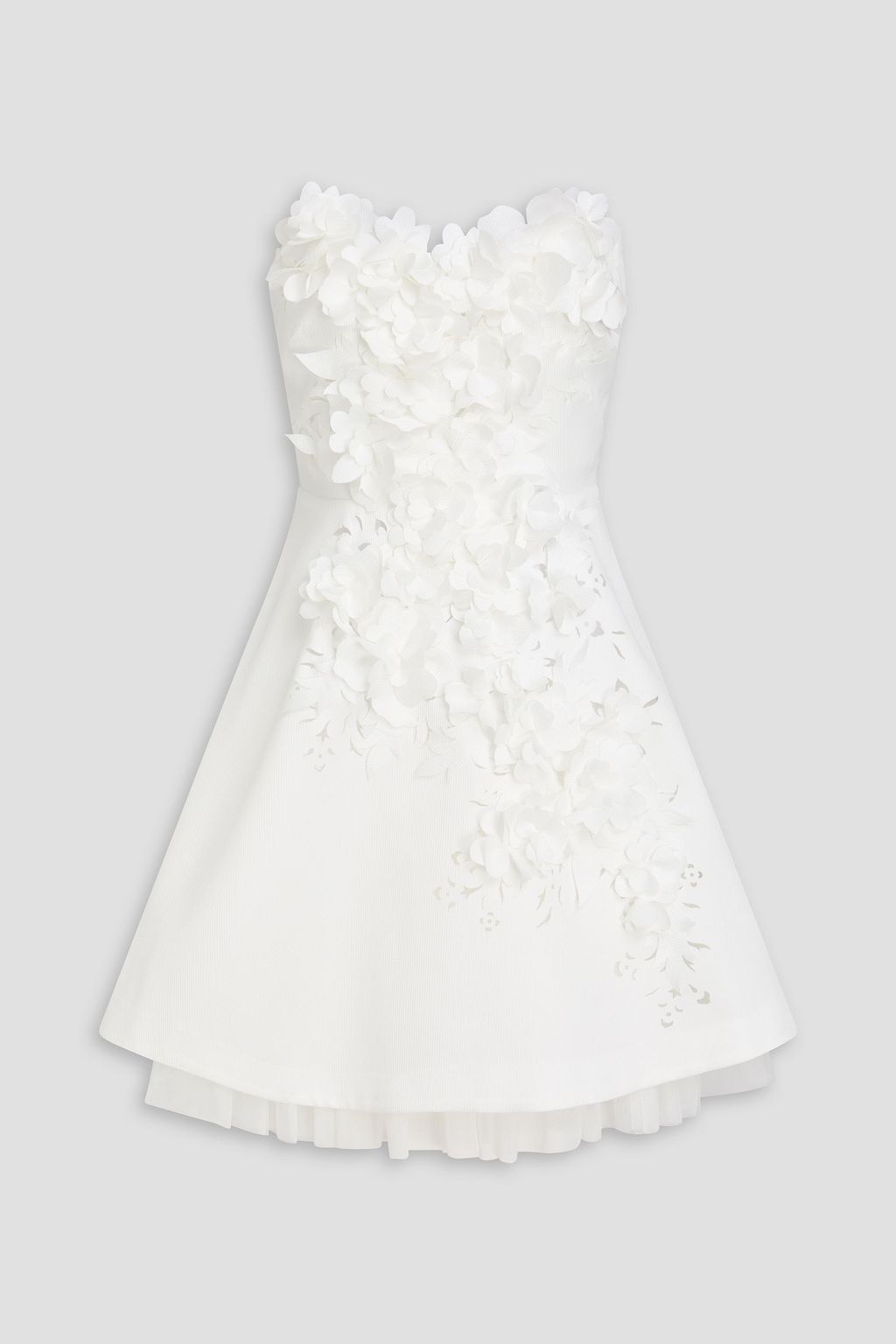 slim fit dress slacks 3D Floral Embellished Sleeveless Maxi Dress by Badgley Mischka main image 1