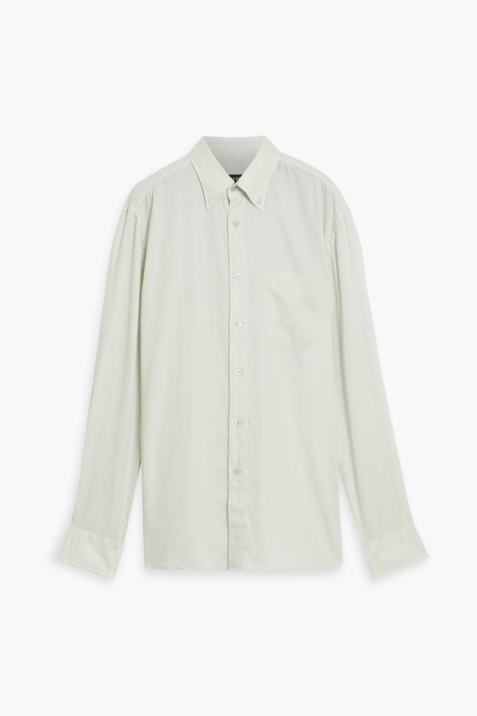 tom ford - lyocell shirt - green - eu 40