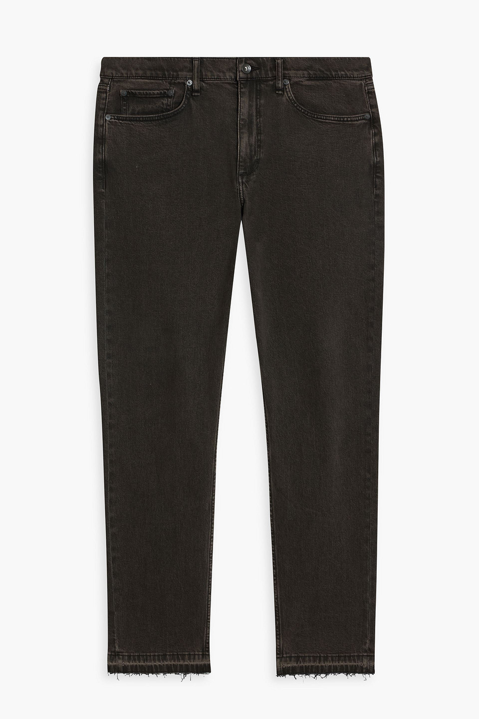 rag & bone - fit 2 authentic slim-fit denim jeans - brown - 34w/ 32l