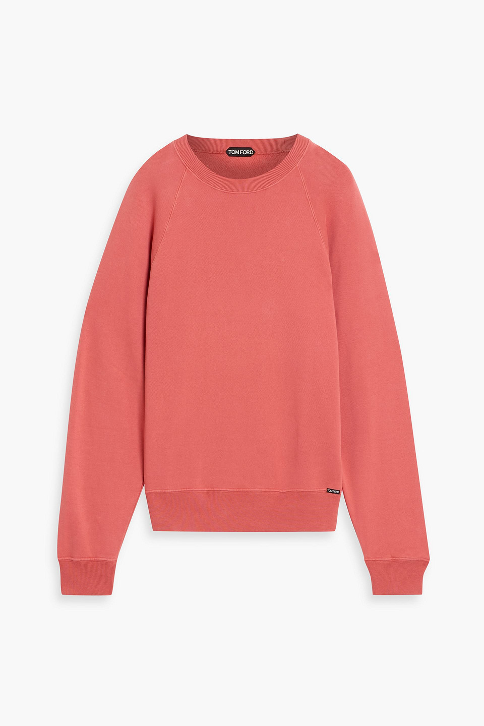 Tom Ford Cotton-fleece Sweatshirt In Red