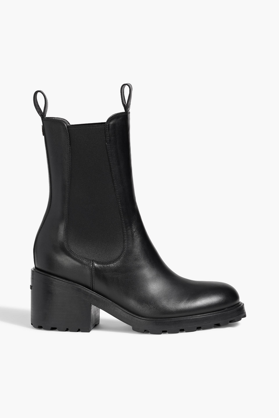 bally - groanne leather chelsea boots - black - eu 36