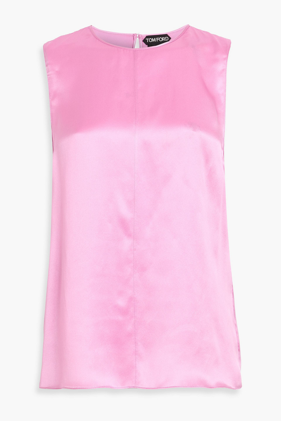 tom ford - silk-satin top - pink - it 34