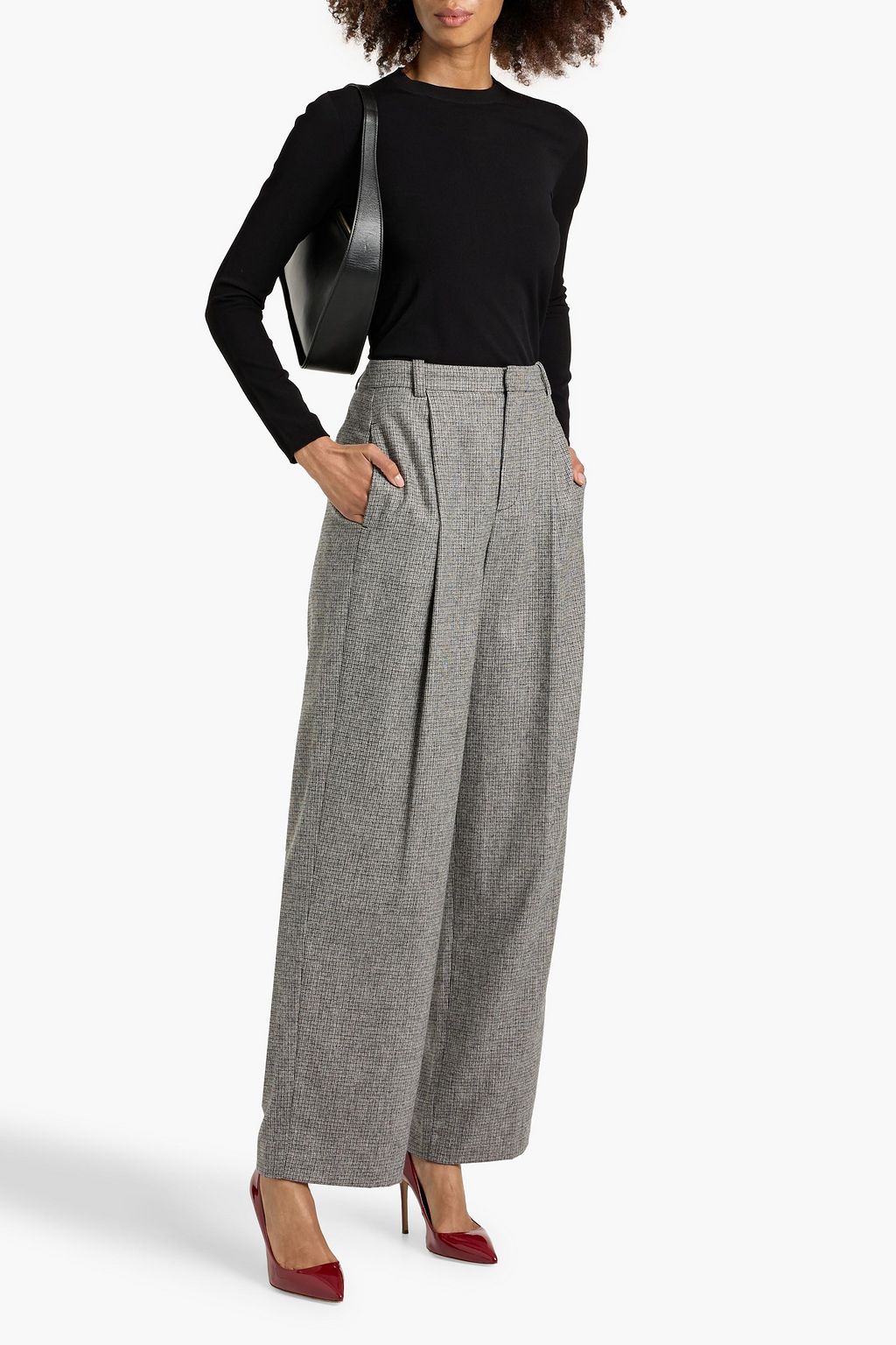 VINCE. Jacquard wide-leg pants | THE OUTNET