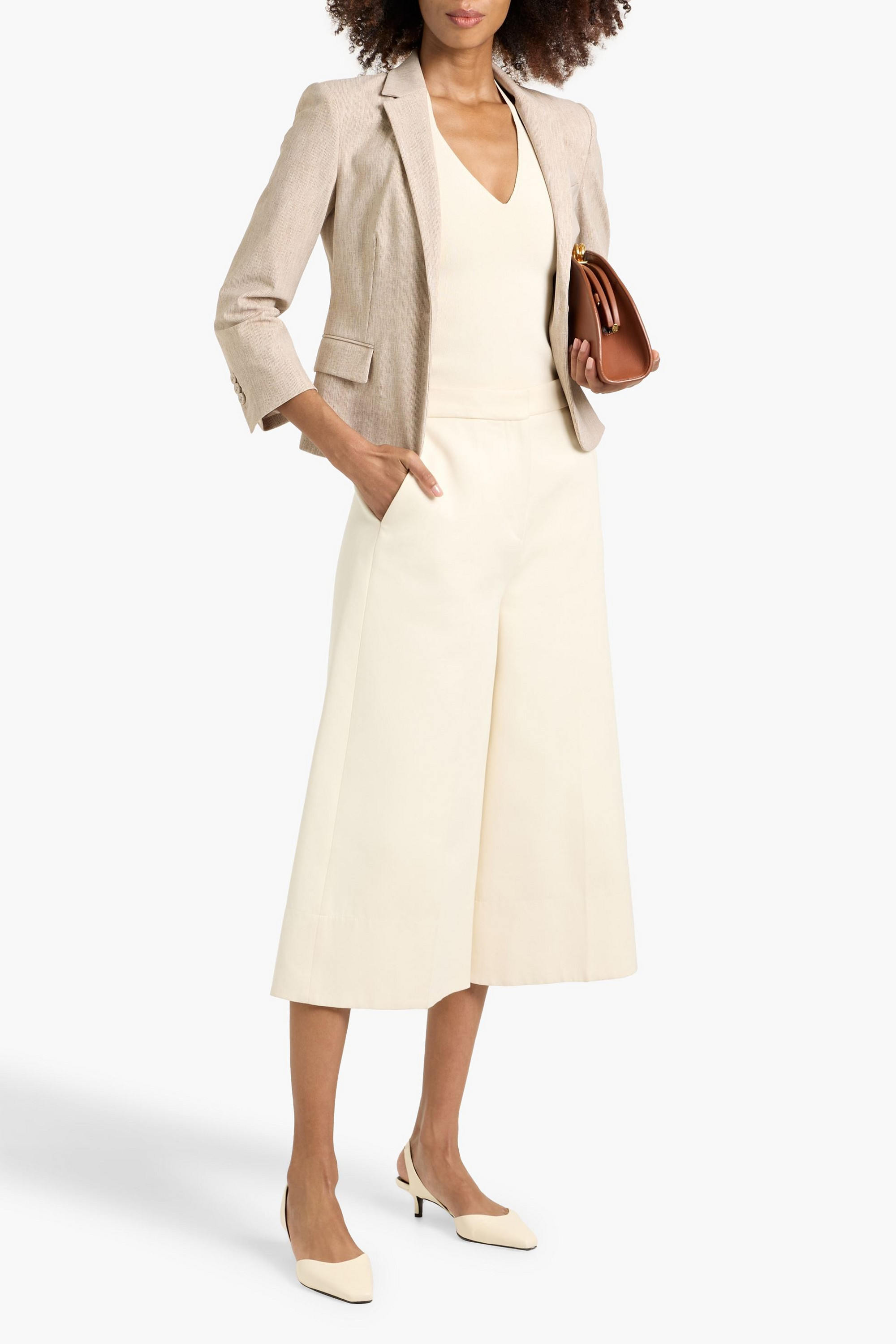 Theory Printed jersey blazer