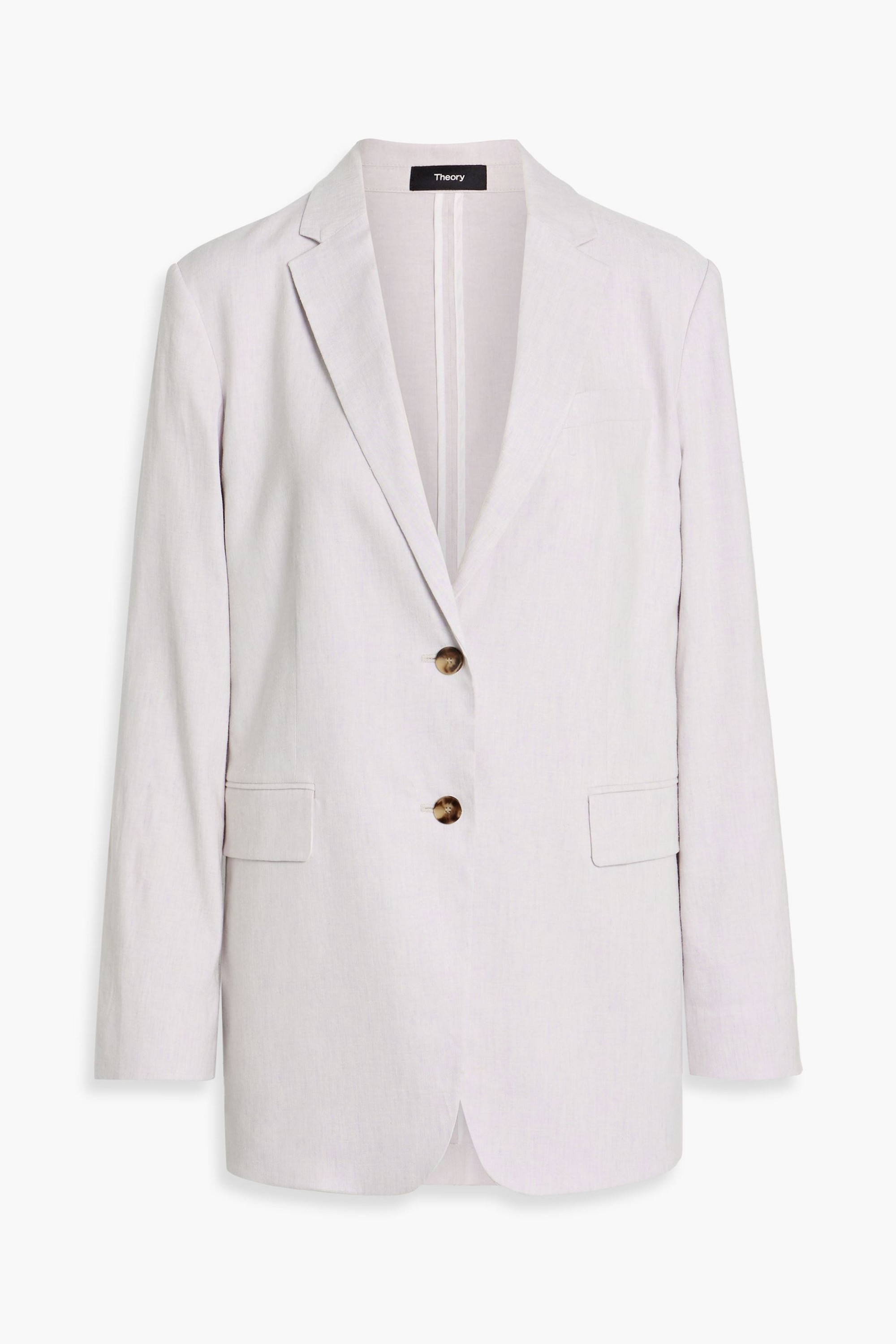 Theory - Linen-blend blazer | Plush