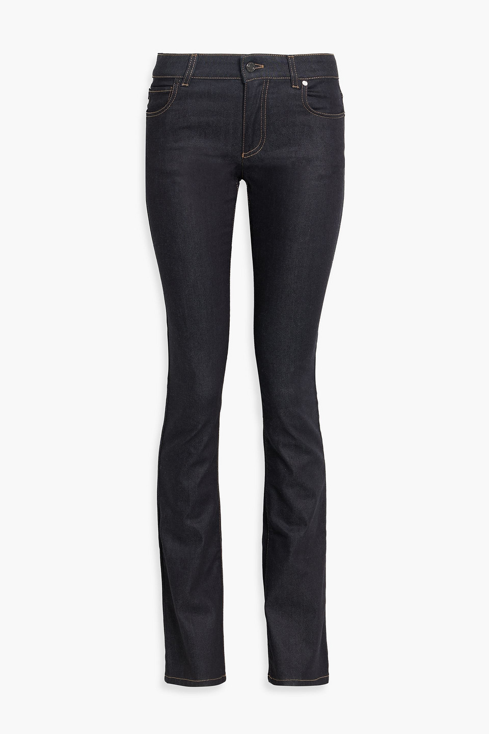 tom ford - low-rise slim-leg jeans - blue - 26