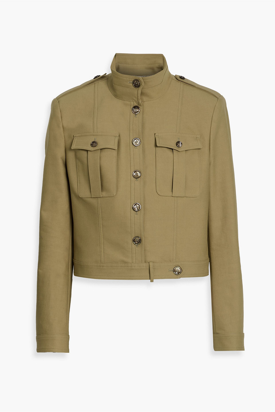 Tom Ford Cotton-blend Jacket In Brown