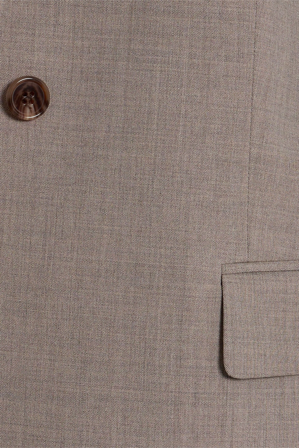 Theory Wool-blend Blazer In Brown