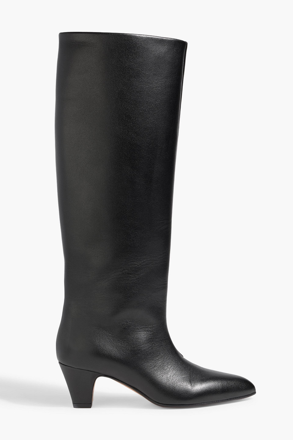 bally - arval 55 leather knee boots - black - eu 38.5
