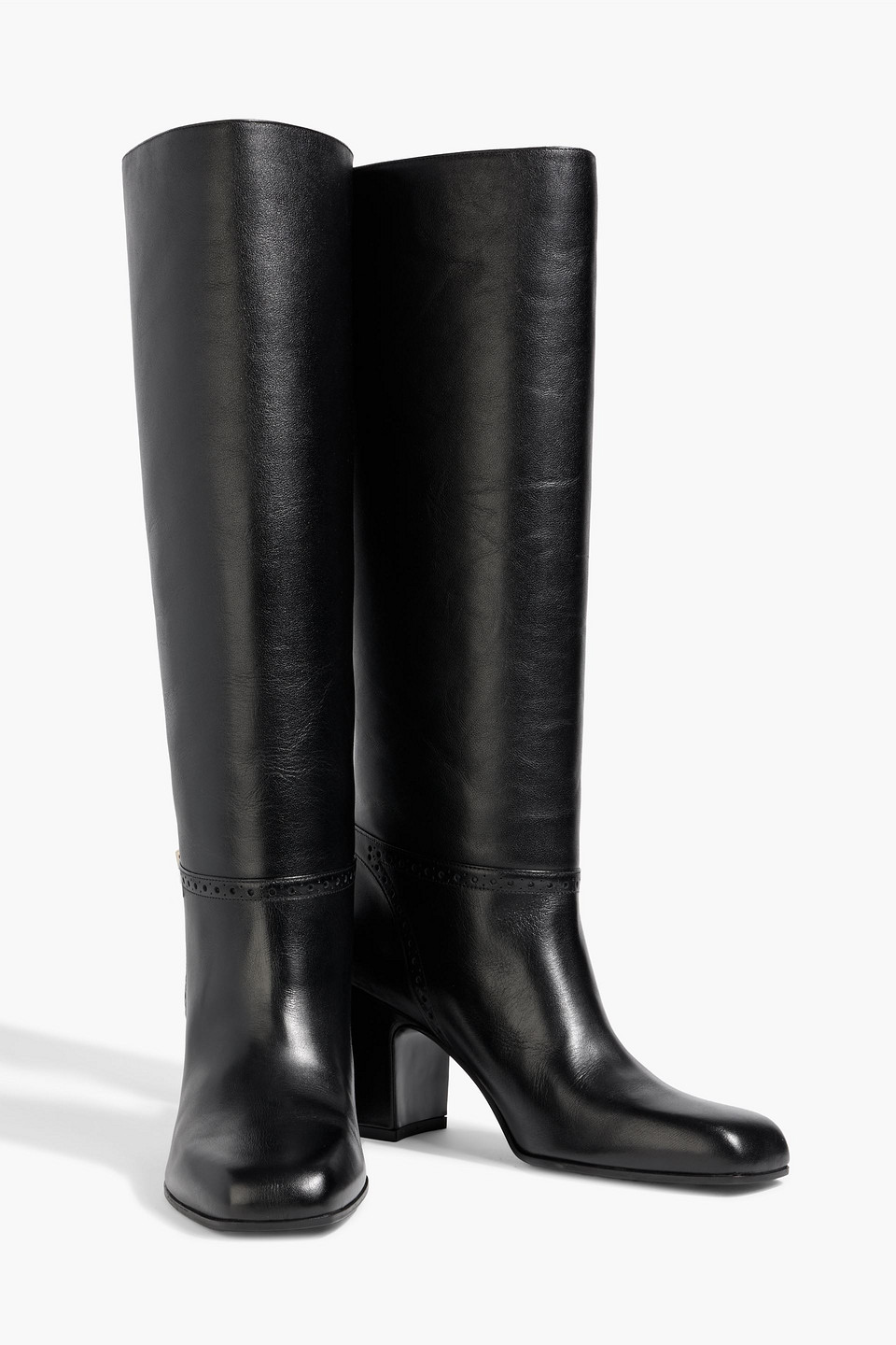 Bally Enilda 75 Leather Knee Boots In Multi