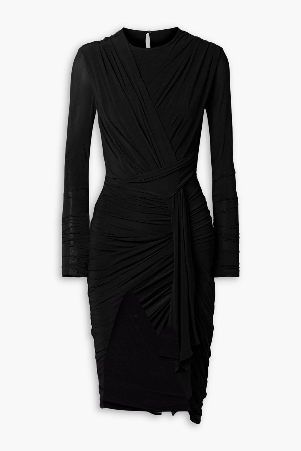 isabel marant ruched dress Isabel Marant Black Zorah Midi Dress