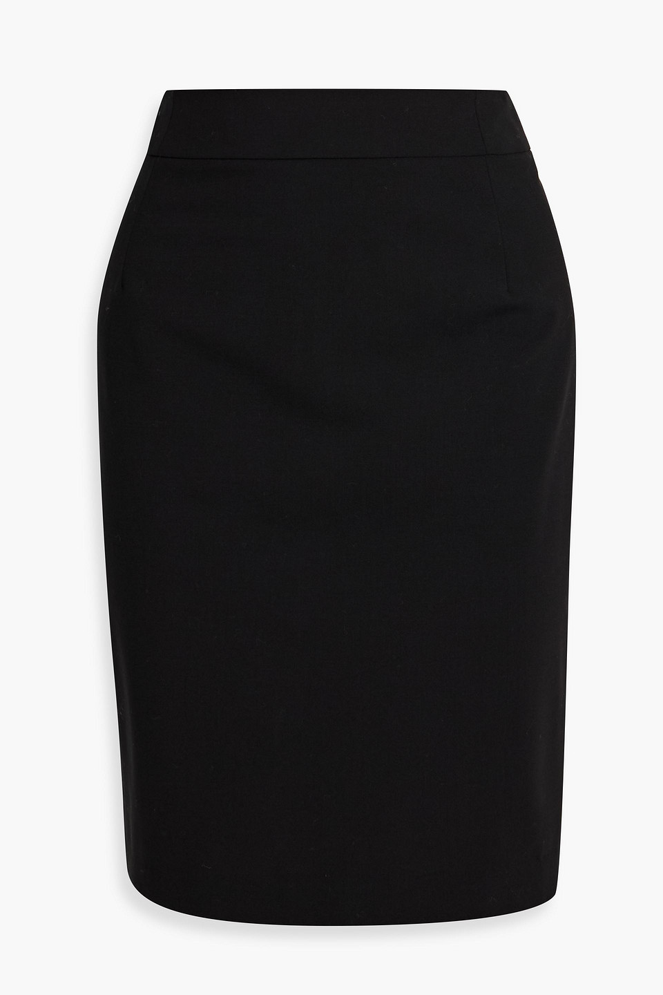 Theory Wool-blend Pencil Skirt In Black