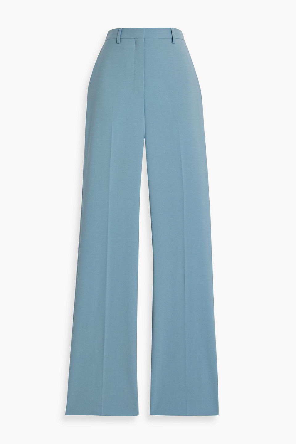 theory - wool-blend straight-leg pants - blue - us 00