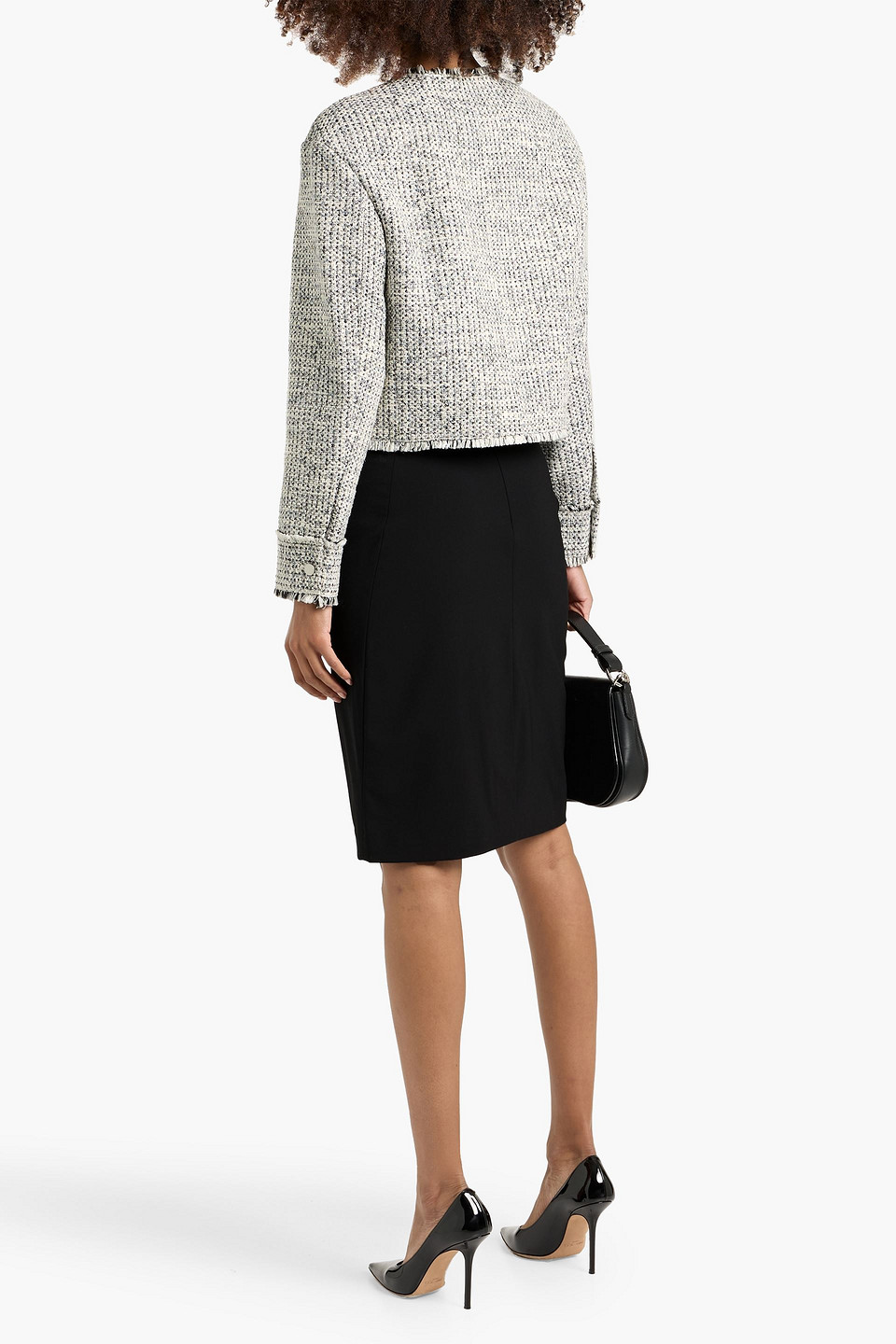 Theory Tweed Jacket In Multi