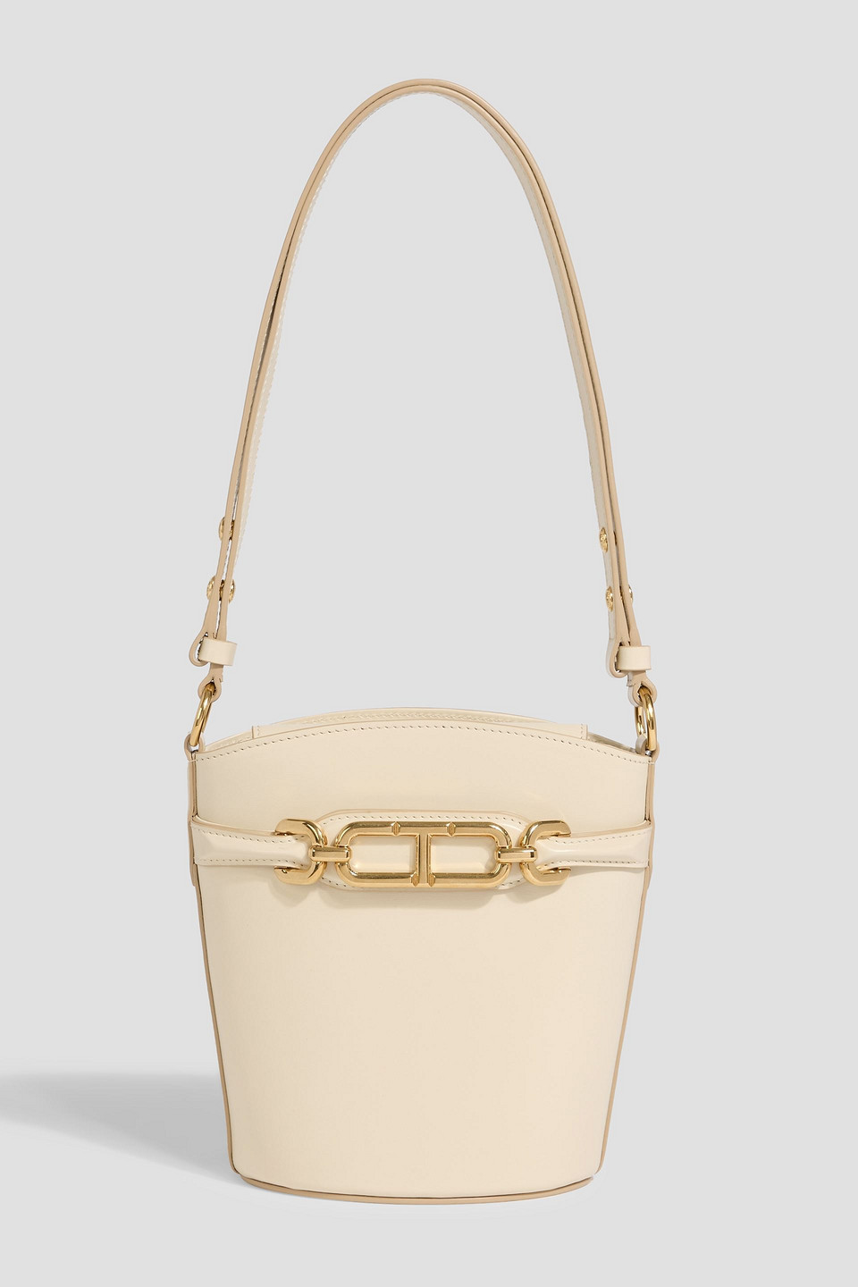 tom ford - whitney leather bucket bag - white - onesize