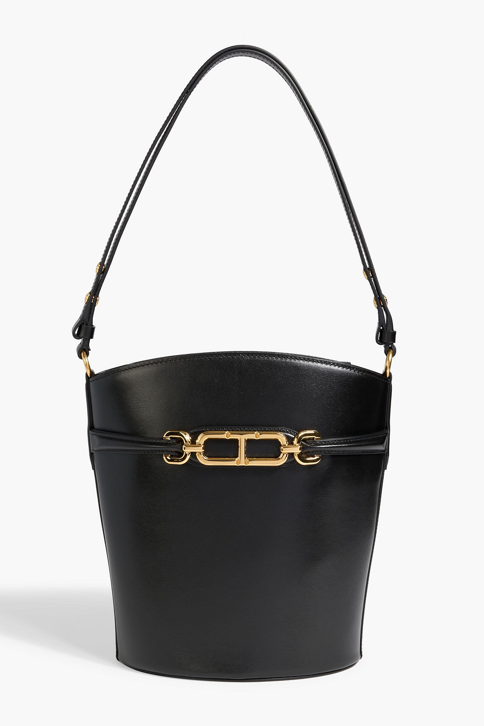 tom ford - whitney leather bucket bag - black - onesize