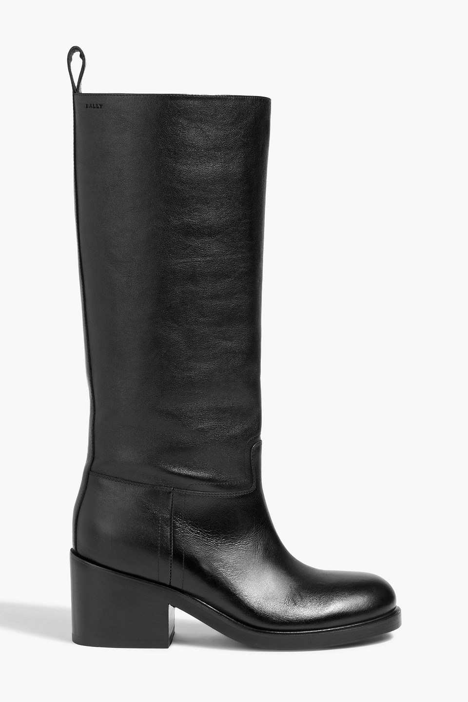 Bally Peggy Leather Boots In Black