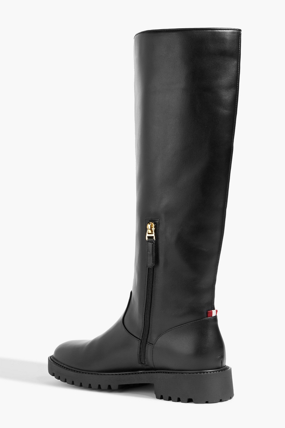 Bally Dakota Leather Knee Boots In Multi