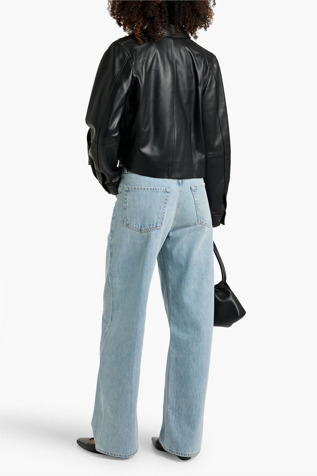 VINCE. Leather jacket | THE OUTNET