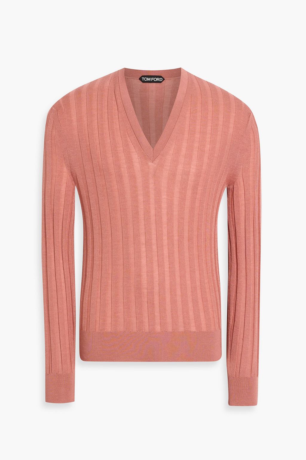 TOM FORD Ribbed cashmere and silk-blend sweater | THE OUTNET