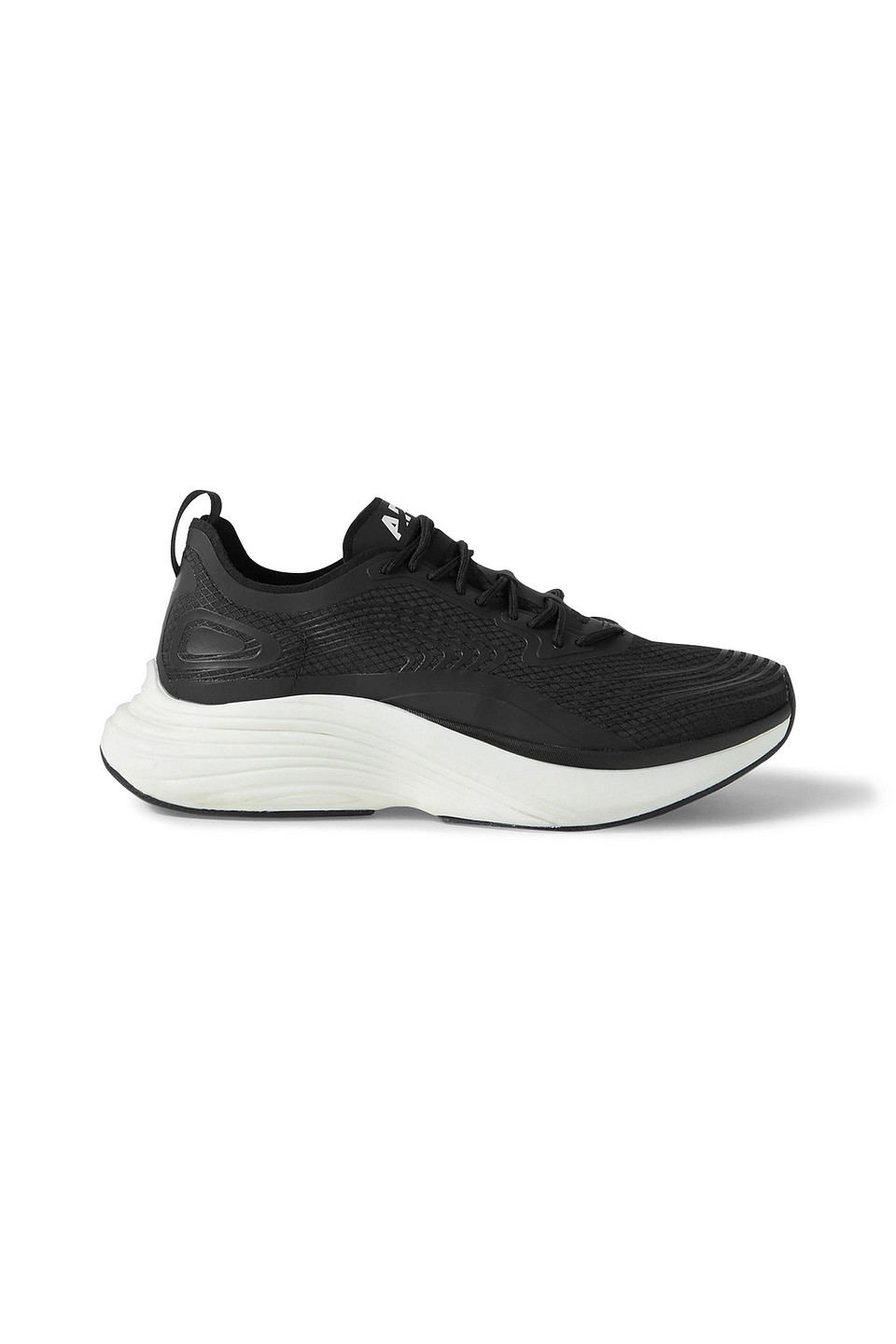 Apl Athletic Propulsion Labs Streamline Rubber-trimmed Ripstop Sneakers In Black