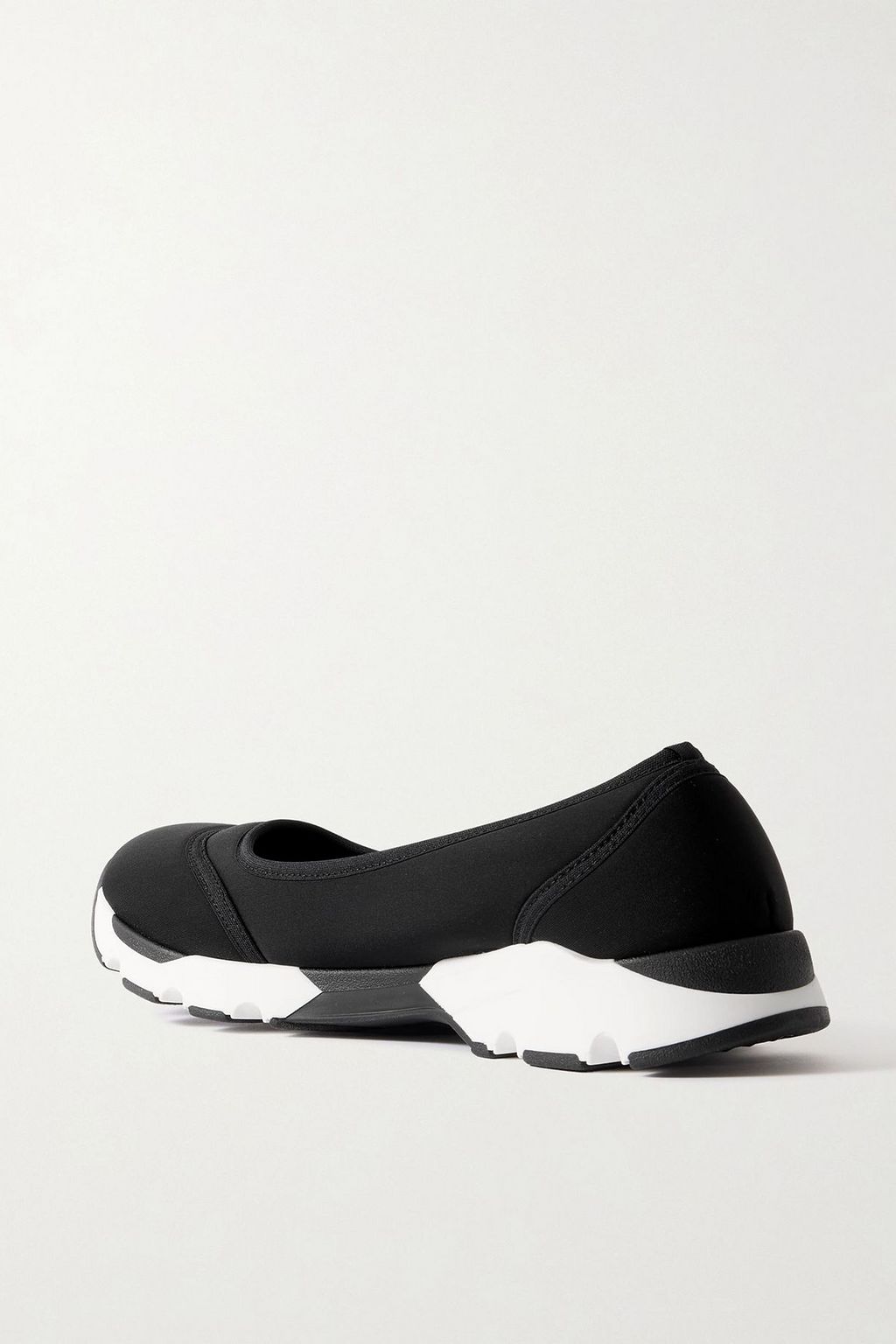 STAUD Gino paneled neoprene ballet flats | THE OUTNET