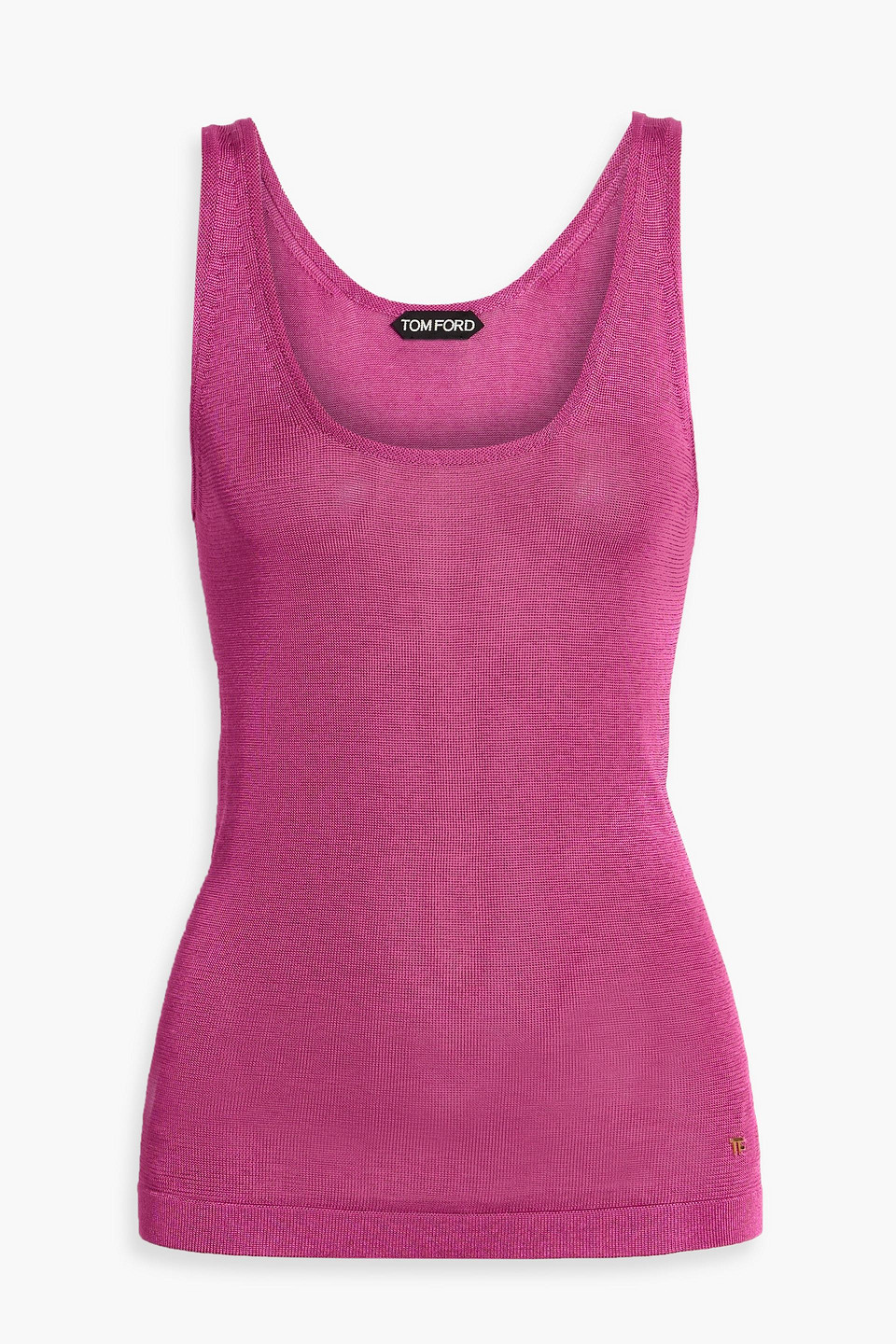 tom ford - stretch-knit tank - pink - xxs