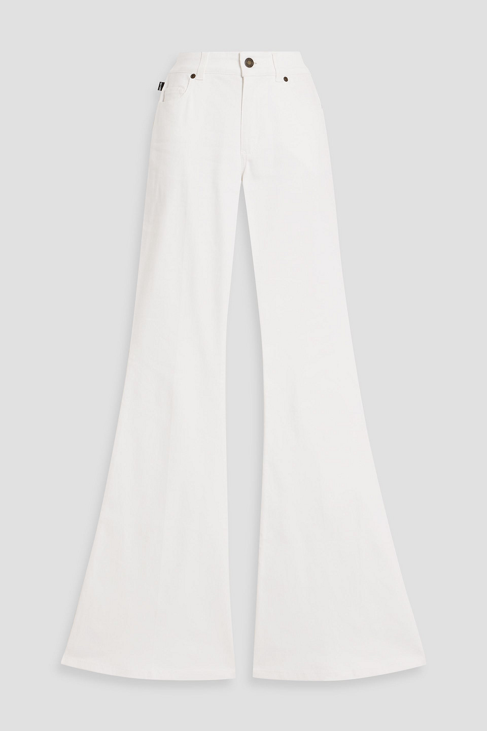 Tom Ford Mid-rise Flared Jeans In White