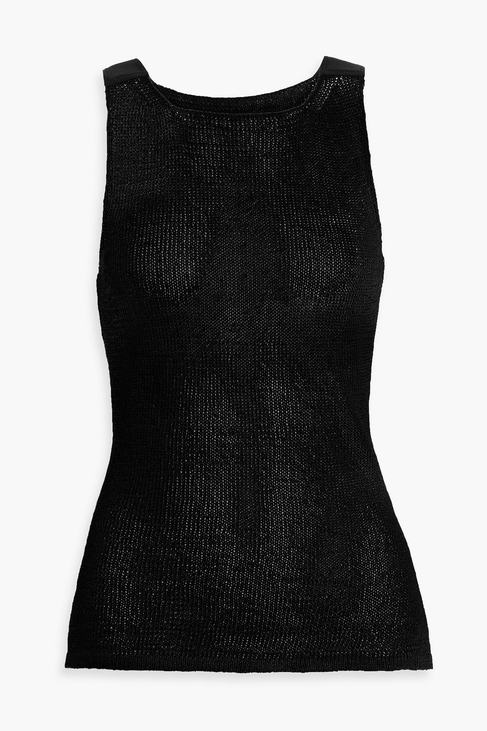 tom ford - knitted top - black - xxs