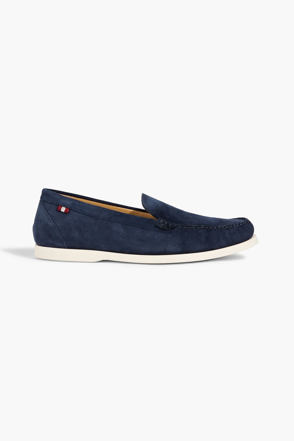 bally - nadim suede loafers - blue - eu 45
