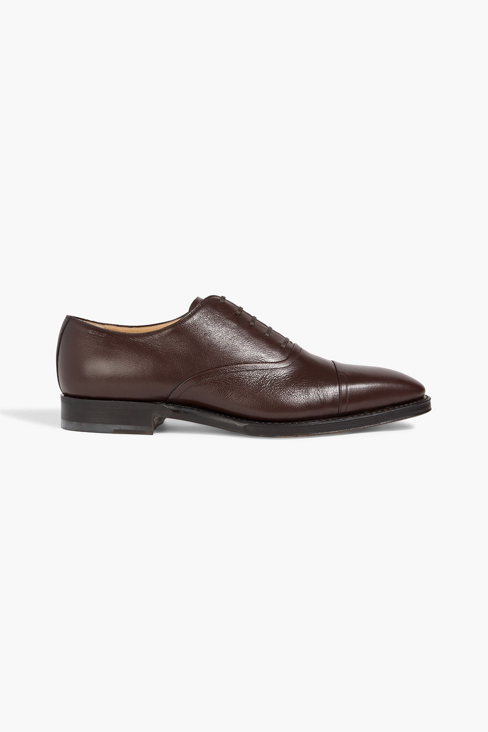 bally - selby leather oxford shoes - brown - eu 44