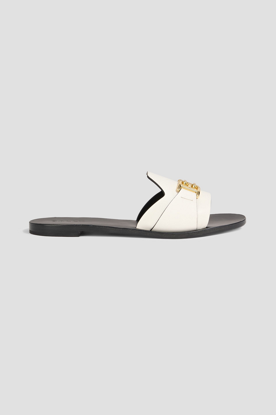 Bally Positano Embellished Leather Slides In Multi