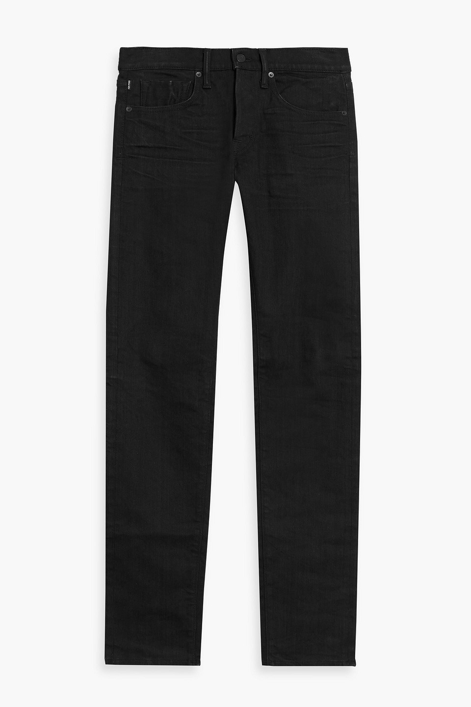 tom ford - slim-fit denim jeans - black - 28