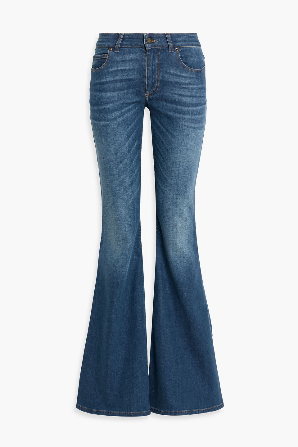 tom ford - mid-rise flared jeans - blue - 27
